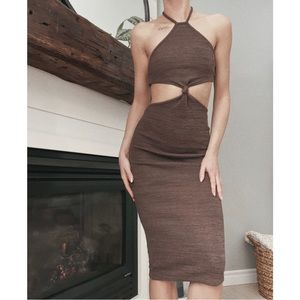 Cut-Out Midi Dress | Whitefox Boutique